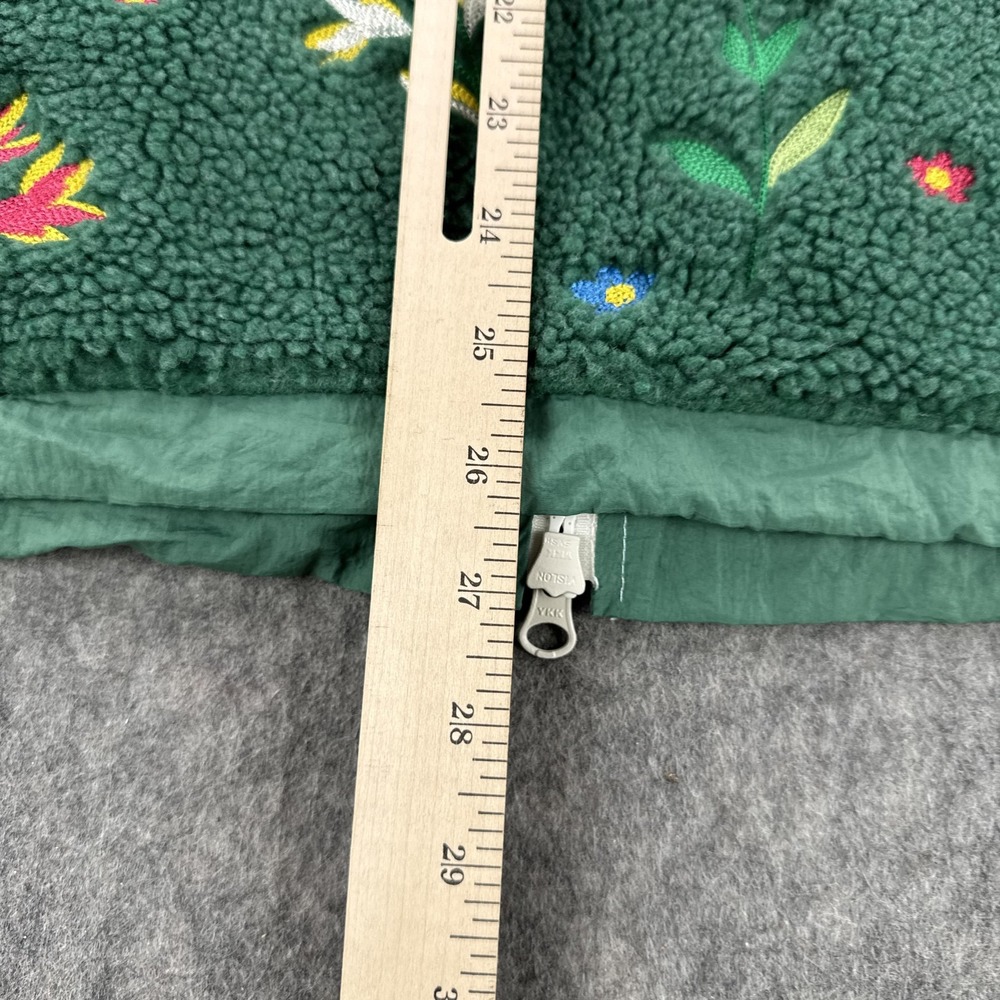 Kith Sherpa Fleece Jacket Men Medium Pinehurst Landscape Full Zip Forest Larimar - Picture 8 of 11